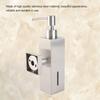 Wandmontierter Edelstahl Quadratischer Manueller Hand Flüssigseife Lotion Spender für Zuhause Badezimmer