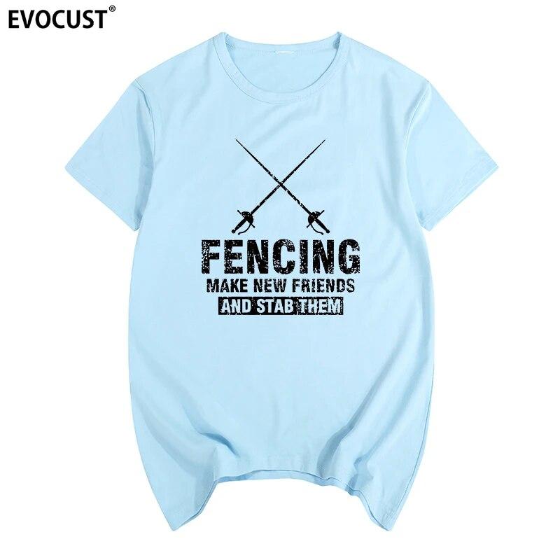 Fechten neue Freunde T-Shirt Baumwolle Unisex T-Shirt Neues TEE T-SHIRT Damen