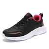 Sneakers thick-soled waterproof leather shoes large size shock absorption lightweight travel running shoes women's