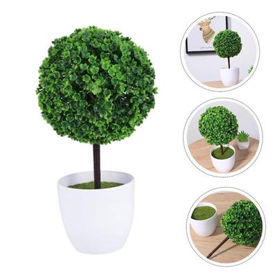 Künstliche Pflanzen Topfpflanzen Grün Bonsai Sakura Schneeball Kleiner Baum Pflanzen Gefälschte Blumen Topfpflanzen Ornamente Heim Gartendekor