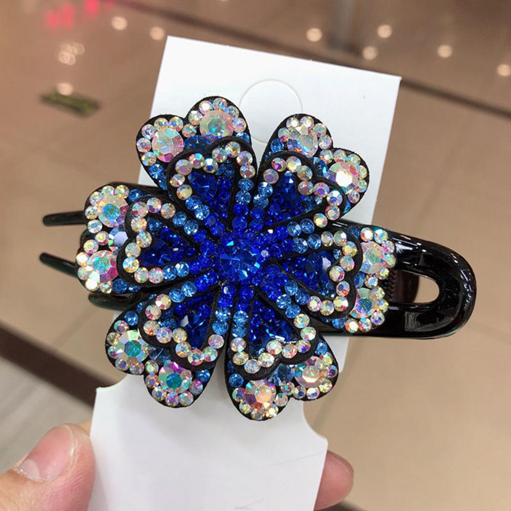 2026 New Hot Crystal Hairpin Women Hairclip Top Side Clip Rhinestones Duckbill Clip Hair Jewelry Wedding Girl Hair Styling Tools
