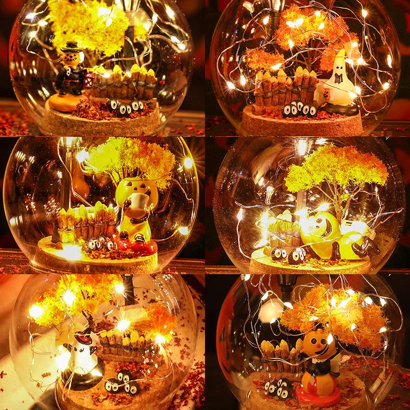 Pumpkin Lantern Halloween Decoration for Kids - Desktop Ornament & Toy