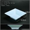 Melamine Blue Dinner Plate Restaurant Tableware Soup Bowl Dry Ice Dish Sashimi Plate Fruit Salad Bowl Dessert Plate Sushi Dish