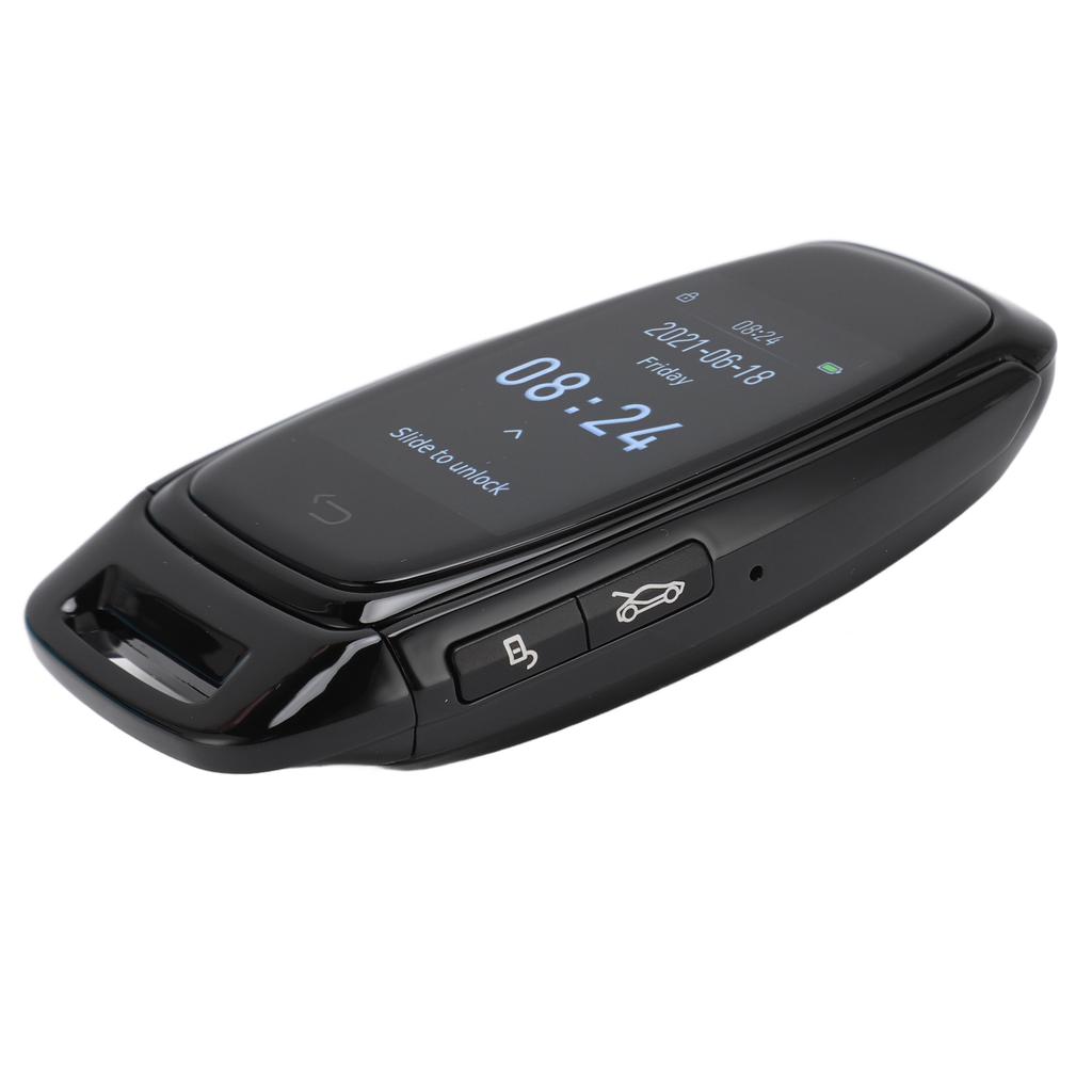 2.0 Inch LCD Screen Smart Key Keyless Entry Remote Control Car Key Replacement Accessory for Start Stop Engine Button