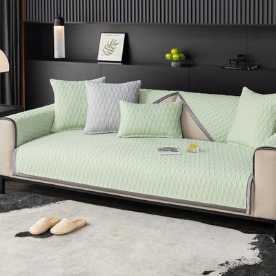 Summer 3D Diamond Mesh Sofa Cushion, Mat Seat Cushion, High-end Anti-slip Sofa Cover, Ice Cover Cloth Towel