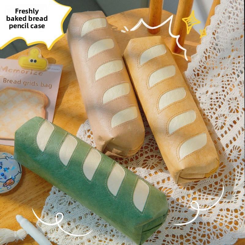 Papier Brot Wurst Federmäppchen mit multifunktionaler Aufbewahrung für kreative Schreibwaren