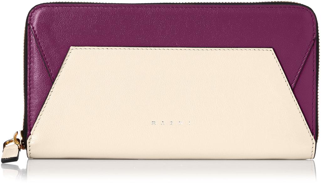 Long Wallet PFMO0058U1P2644 MUSEO [Marni] Women's PLUM/SHELL [Item]