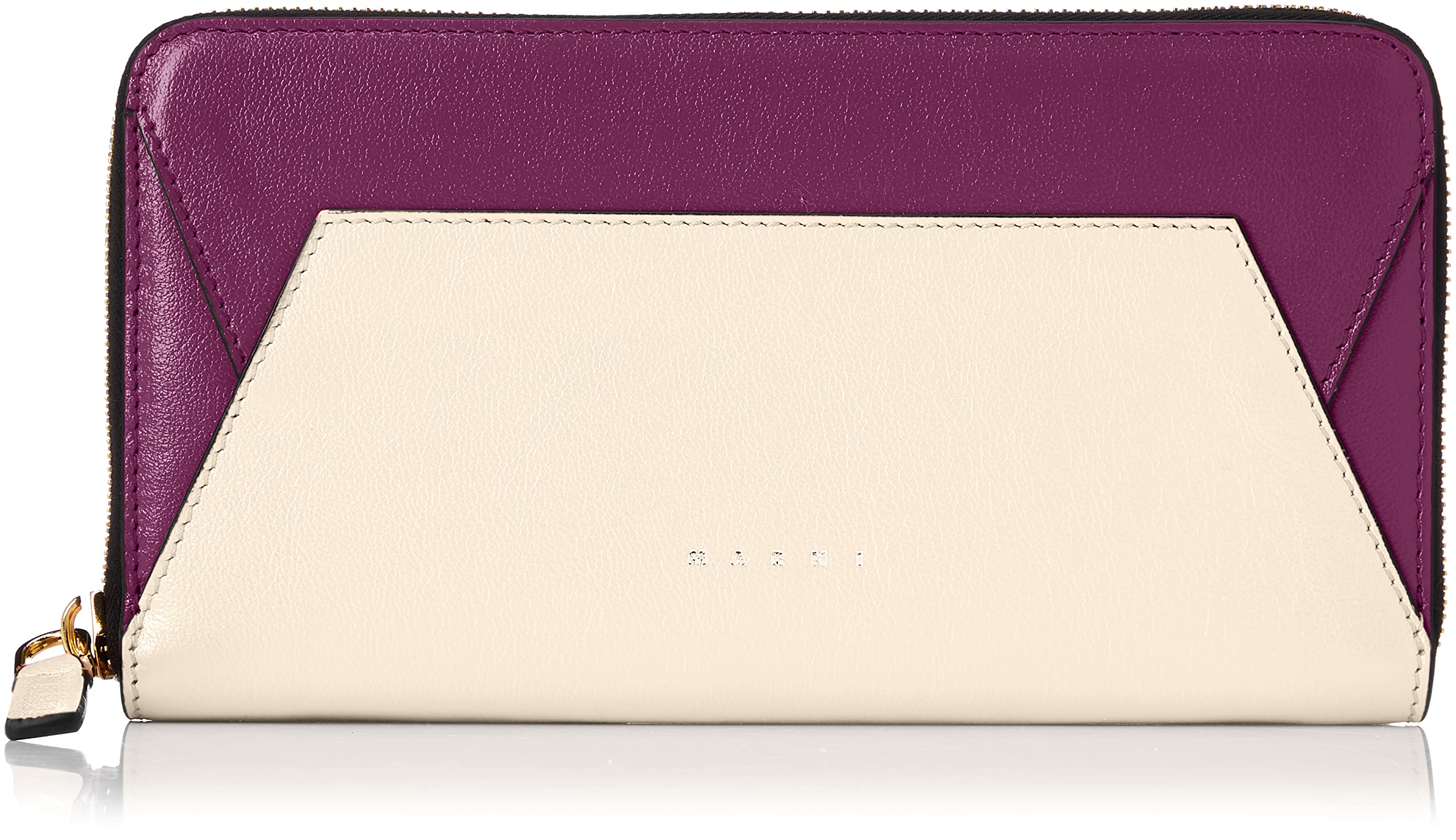 

Long Wallet PFMO0058U1P2644 MUSEO [Marni] Women s PLUM/SHELL [Item]