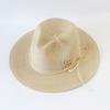 2025 New Summer Sun Hats Ladies Fashion Girl Straw Hat Beach Hat Casual Grass Jazz Top Panama Hat Womens Bone Visor Cap