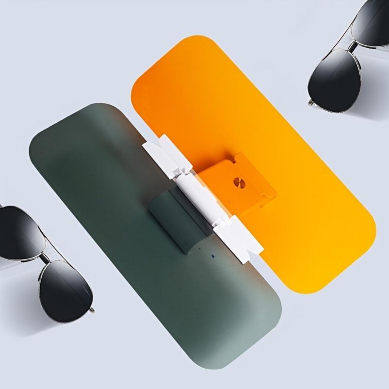 Universal Adjustable Car Sun Visor with Buckle Closure – ABS Polarized Anti-Glare Shield for Day & Night Use, Dual-Purpose Sunshade for All Vehicles