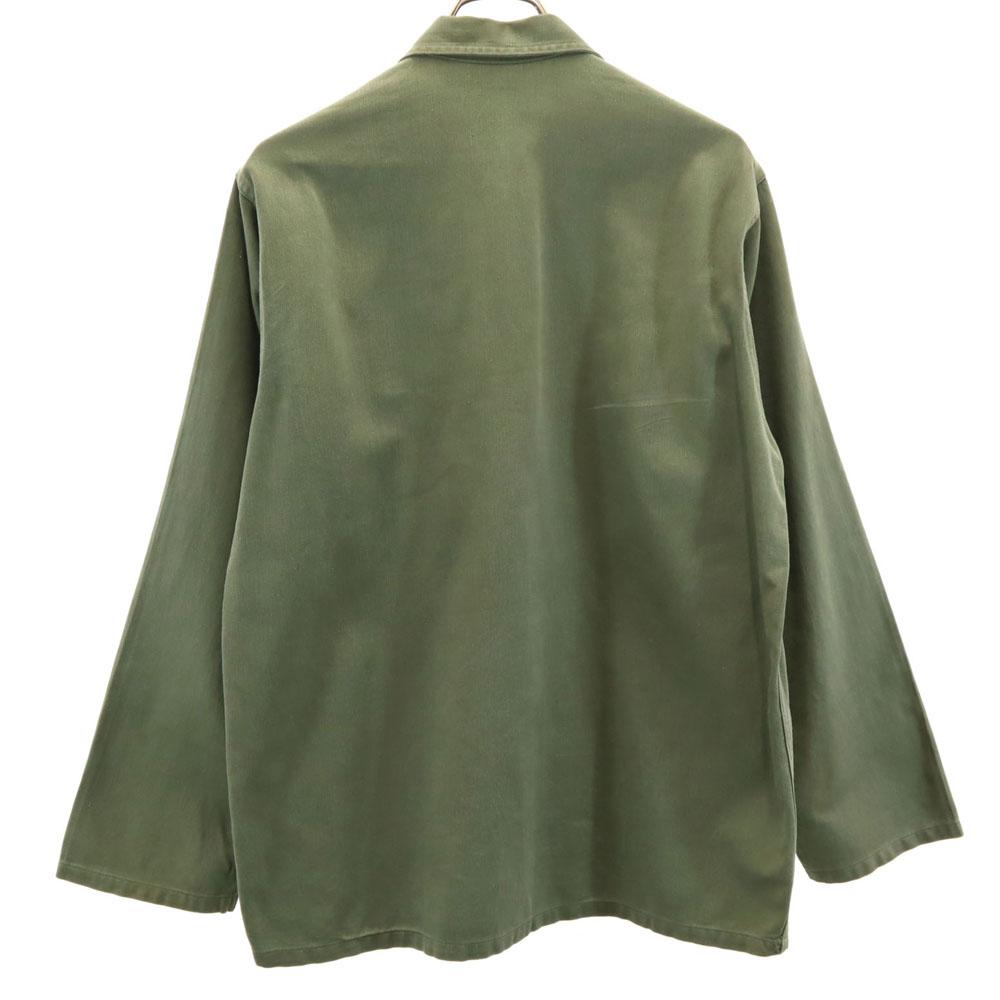 FRUIT OF THE LOOM 60s Vintage 13 Button Long sleeve Military shirt M Men's Used