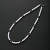 Collar Hombre Bohemia White Black Soft Polymer Beads Necklace Men Collier Homme Male Necklace for Men Women Collana Uomo
