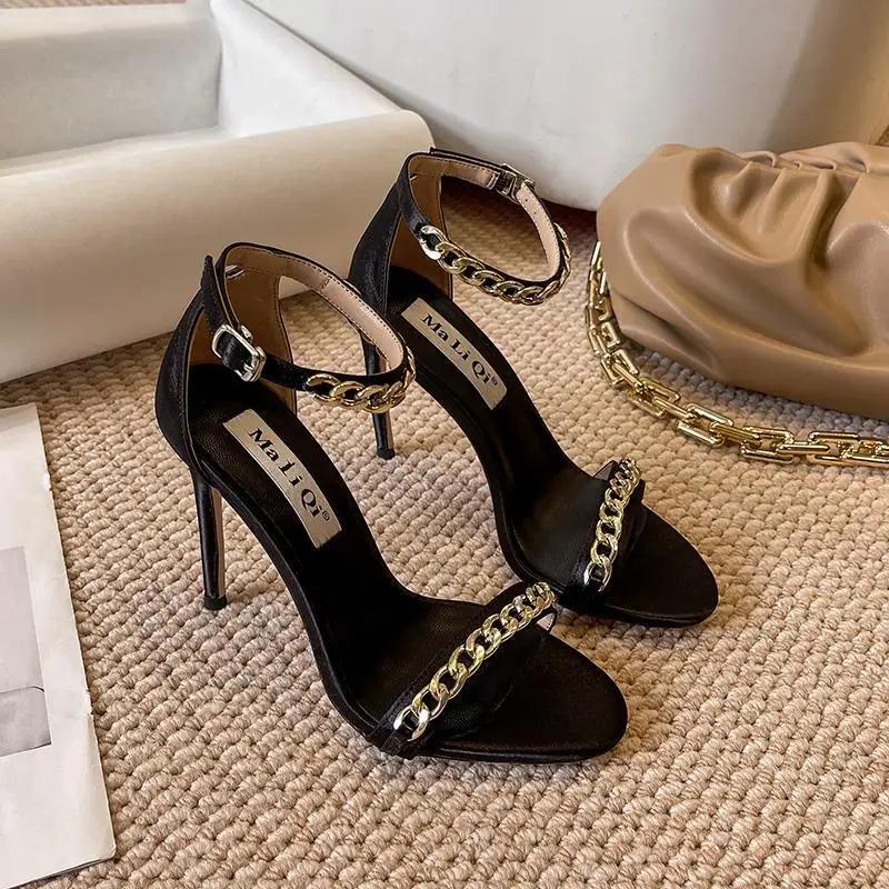 Outdoor Super-high Heel Ladies Shoes Designer on Offer Sandal 2025 Luxury Korea Sale Daily Anti Slip Hot Sales Women's Sandals