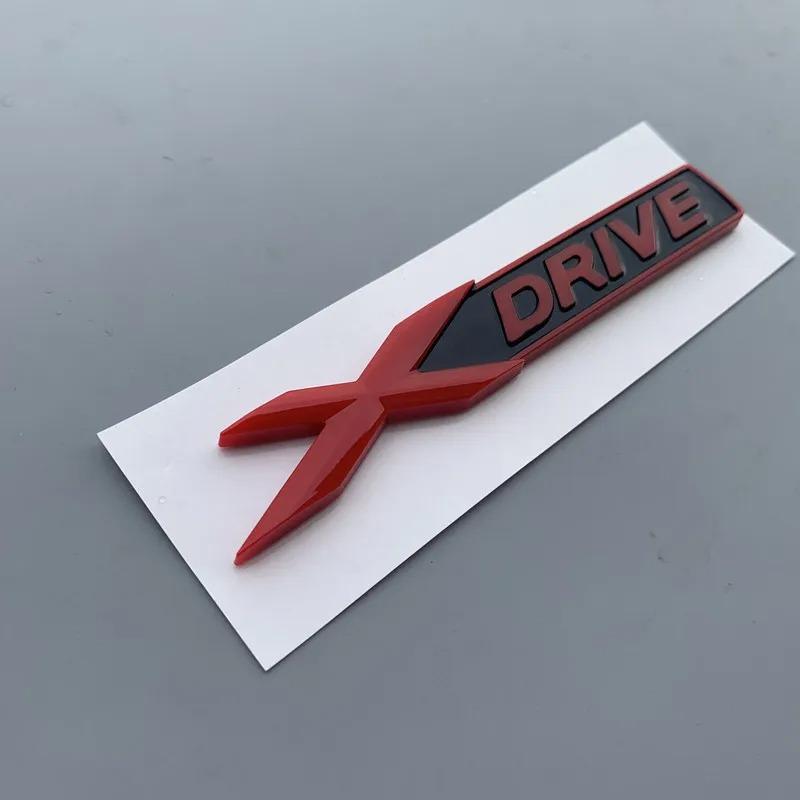 3D Car Rear Trunk Badge Xdrive Emblem Sticker Nameplate X drive Logo For BMW 320d 320i 530d 525d E60 G10 F15 F10 G20 Accessories