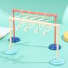 1Set Dollhouse Clothes Drying Laundry Rack 1/6 1/8 1/12 Dolls Dress Hangers Organizer