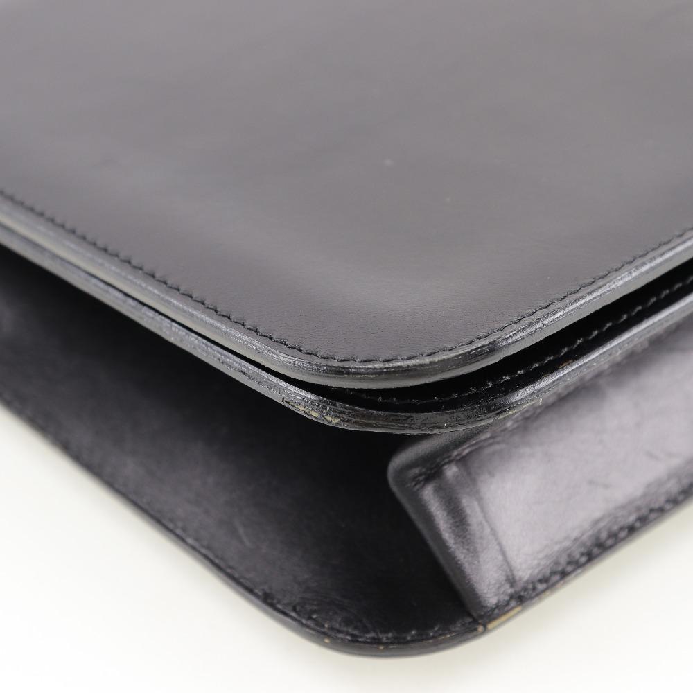 CHANEL ChainShoulder Shoulder Bag COCO Mark vintage black Calfskin Women Used