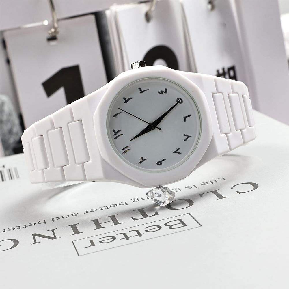 Fashionable Waterproof Quartz Watch Arabic Numeral Watch Modern Couple Watch Men's Watches Lady's Wrist Watch