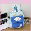 Backpack Kids With Cartoon Rabbit Print And Ear Design For School And Outings