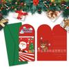 Creative Folding Cartoon Christmas Greeting Card Set With Envelopes And Stickers