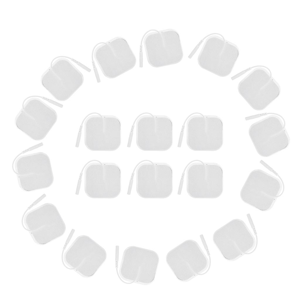 20 Stück Beutel 4 x 4 cm Tens-Elektrodenpads für TENS-Massagegerät Physiotherapiegerät