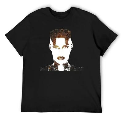 Grace Jones Gold Dust T-Shirt Shirts Graphic Tees Street Wear Graphic Tee Shirt Fashion Shirts Cotton T Shirt Men