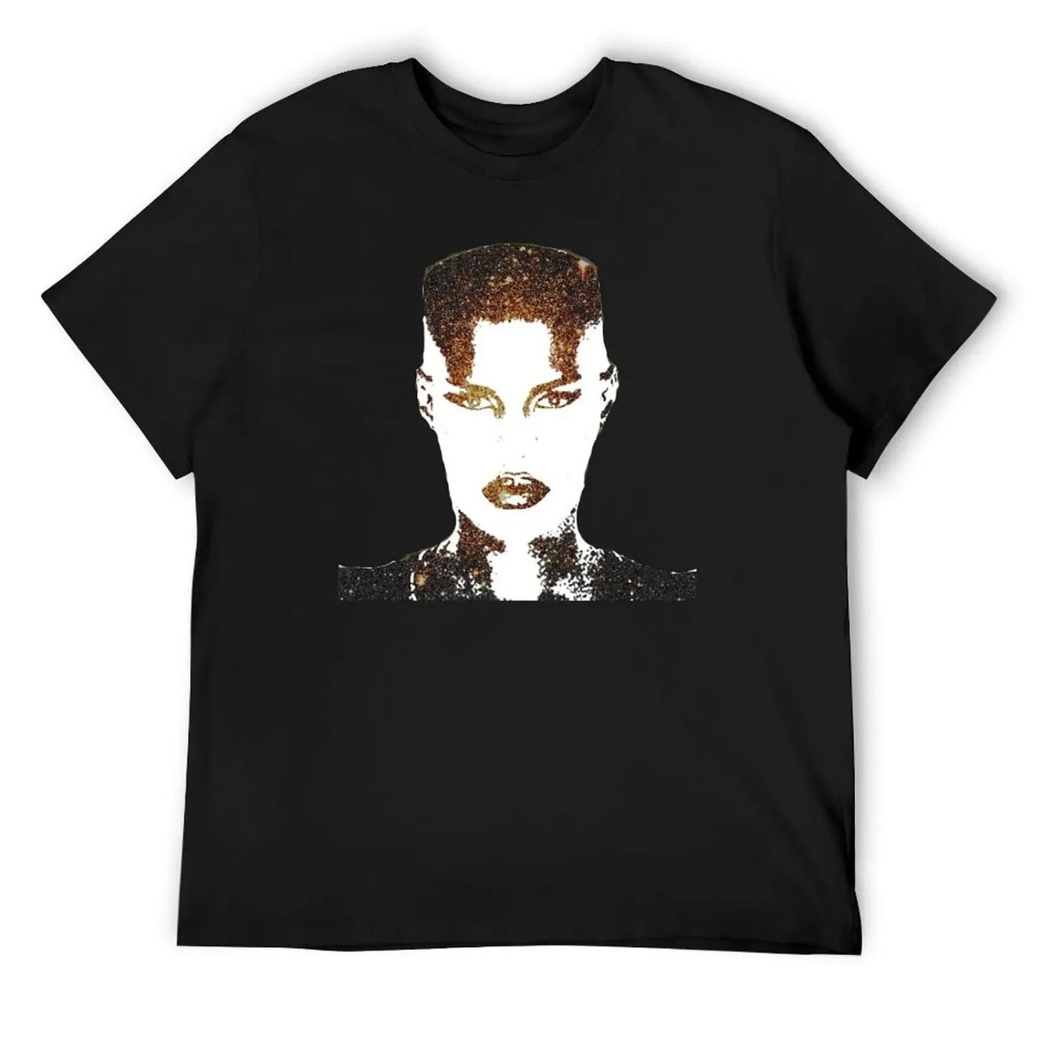 Grace Jones Gold Dust T-Shirt shirts graphic tees street wear graphic tee shirt fashion shirts cotton t shirt men S