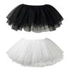 Damen 28cm Petticoat 6 Lagen Tüll Bubble Puffy Rock Ohne Reif Tüllröcke Crinoline Unterhemd Kurze Länge Halbe Unterröcke Kleid