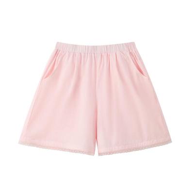 PawinPaw Girls' Ruffle Trim Casual Shorts