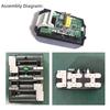 18V Lithium Battery Charging Board PCB Circuit Board Electronic Components Horizontal Lamp Protection Board for Makita