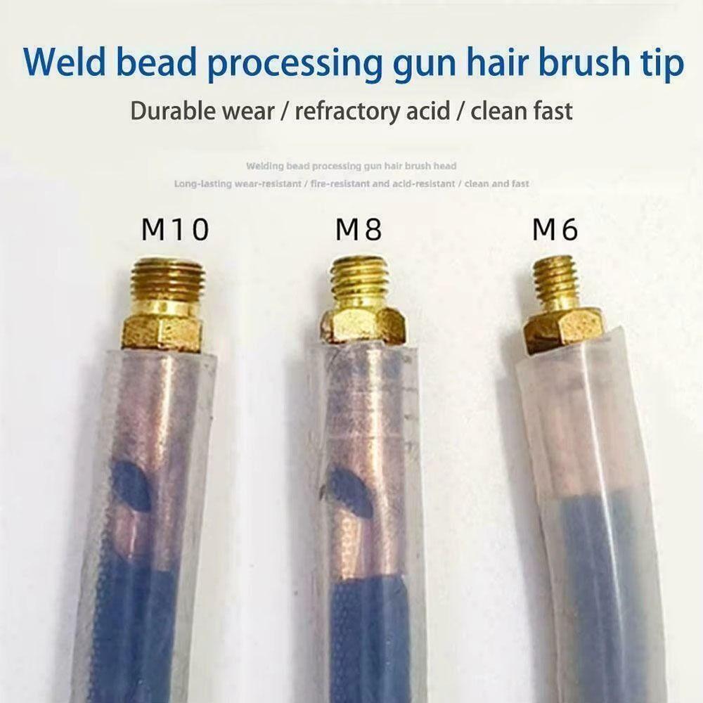 1Pcs Copper Head Weld Seam Pickling Brush TIG Weld Cleaning Tool For Stainless Steel Weld Cleaning