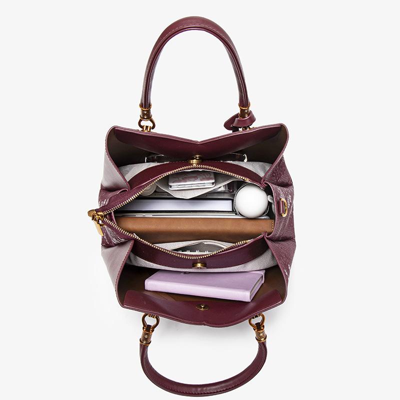 Women'S Messenger Bag Large Capacity Commuter Versatile Messenger Bag One Shoulder Handbag Middle Mother Bag