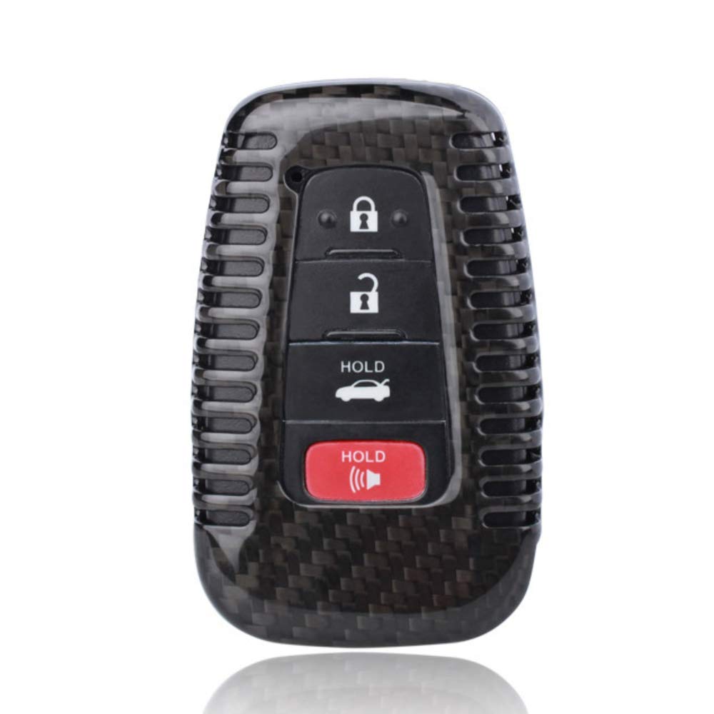Toyota Key Case, Real Carbon, Remote Control, Toyota Key Holder, Toyota Key Cover, Luxury,