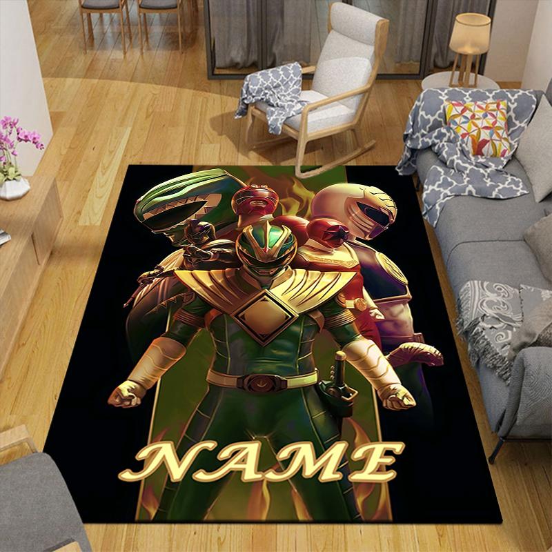 Custom 1Pc Power Rangers Adventure Rug Office Carpet Indoor Outdoor Entrance Doormat Nonslip Soft And Comfortable Living Room D2915213