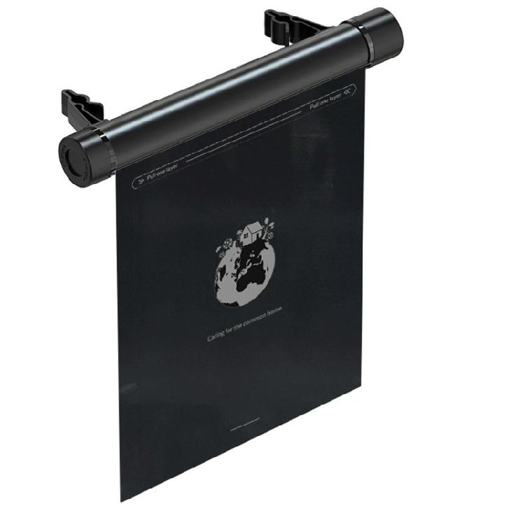 

Car Garbage Bag Holder With Rotating Storage Mechanism Roller Type Trash Can For Vehicle Seat Posts