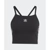 adidas 3s Crop Top   Black Iu2405