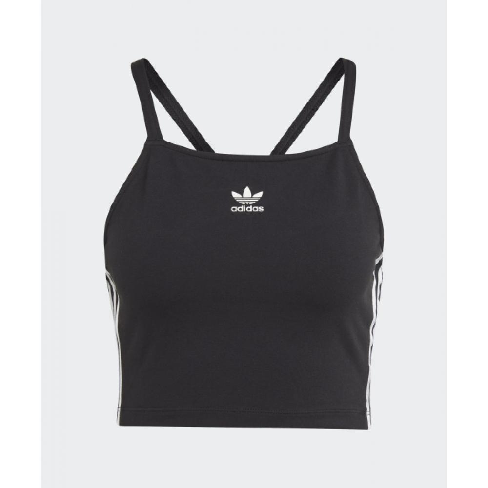 adidas 3s Crop Top Black Iu2405