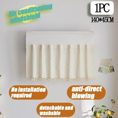 Air Conditioning Windshield Curtain - Anti-direct Blowing Air Conditioning Windshield, No Need To Install, Detachable and Washable
