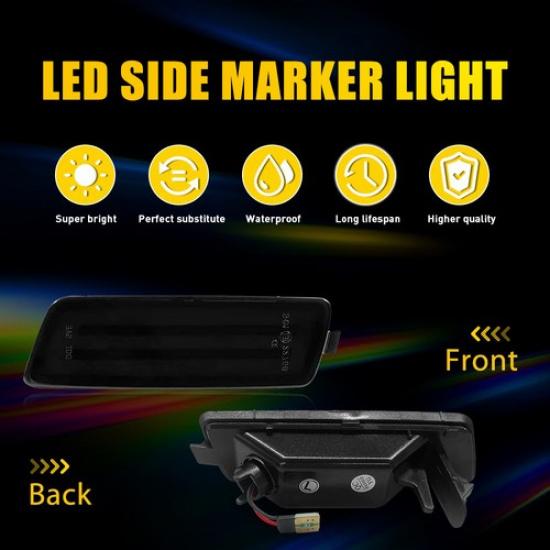 For 2006-09 Volkswagen MK5 Golf/GTI Rabbit Front LED Bumper Side Marker Lights A