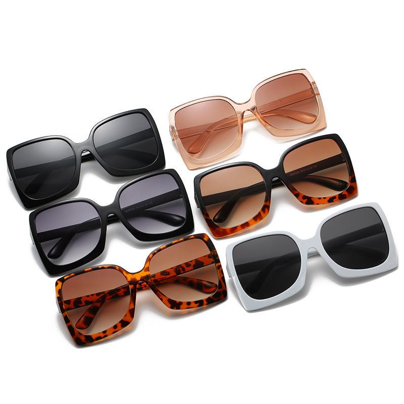 Trendy Oversized Retro Square Sunglasses: European & American Fashion