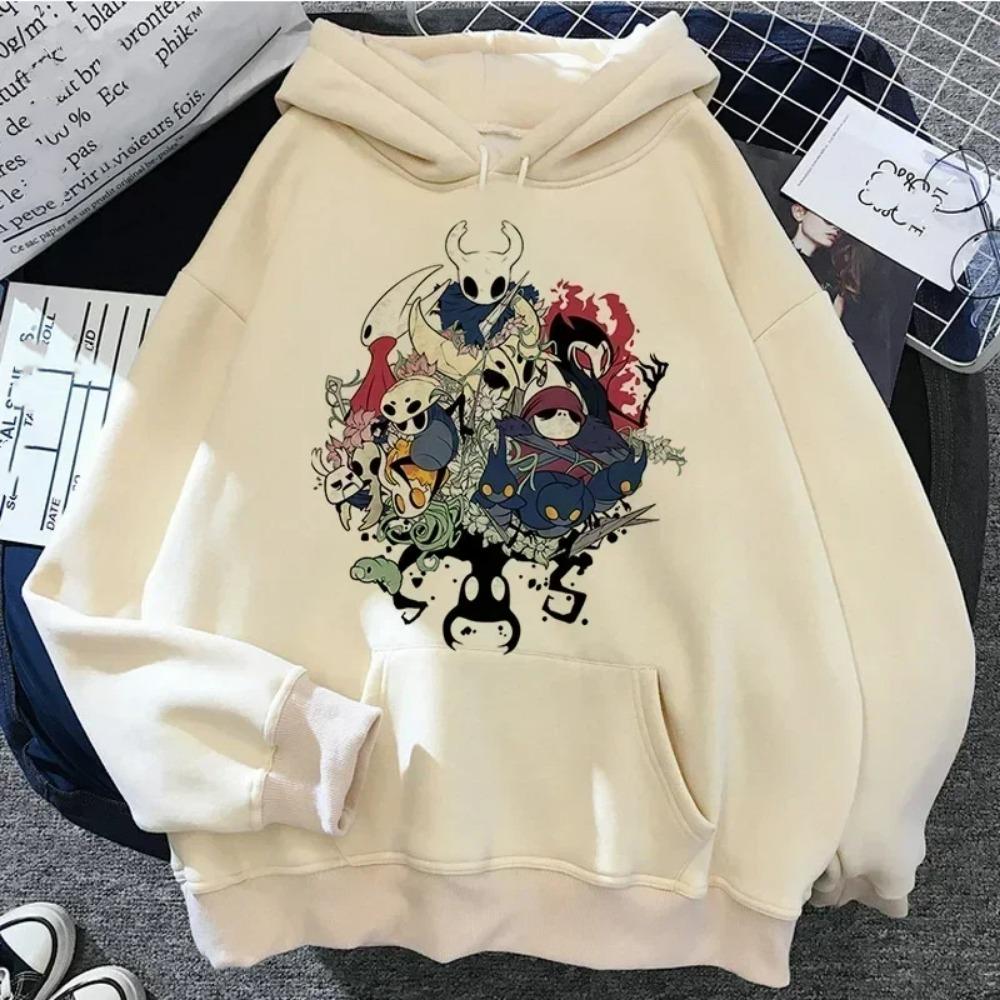 Hollow Knight Print Kapuzenpullover Herren Damen Mode Oversized Langarm Pullover Kinder Kapuzenpullover Sweatshirt