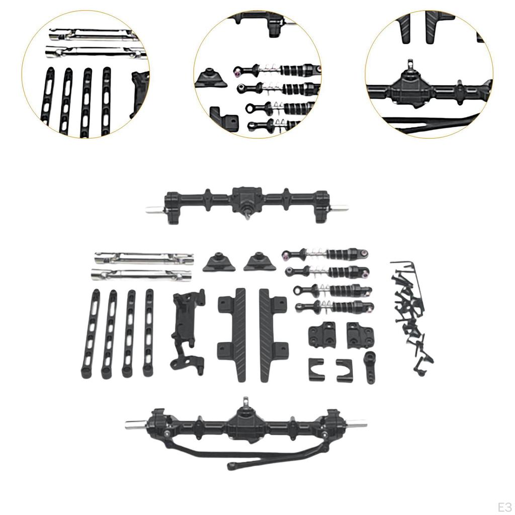 High-Quality Metal Upgrade Kit for 1/12 MN82 LC79 RC Vehicles