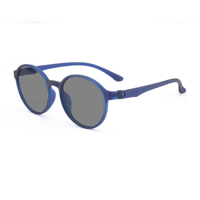 Polarized UV Protection Lightweight Comfortable Durable High Quality Stylish Retro Round Shaped Male Sun Glasses