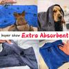 Extra Absorbent Dog Towel for Bath & Drying New Quick Dry Microfiber with Pet Patterns, Grooming & Swimming Towel for Large Dogs