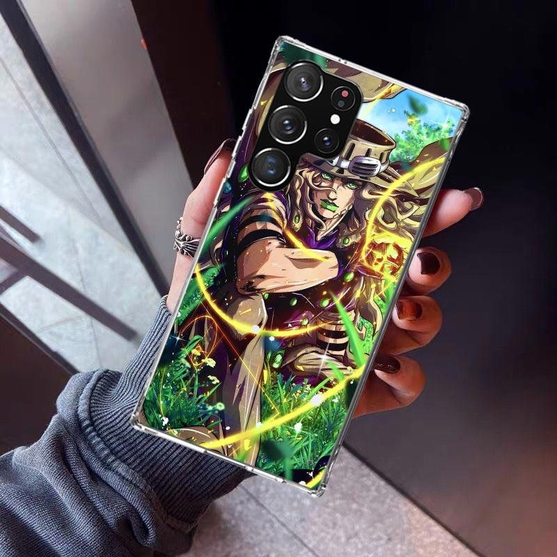 JoJo's Bizarre Adventure Cool Phone Case For Samsung Galaxy S26 S25 Edge S24 S23 Ultra S22 Plus S21 S20 FE Soft TPU Back Cover F