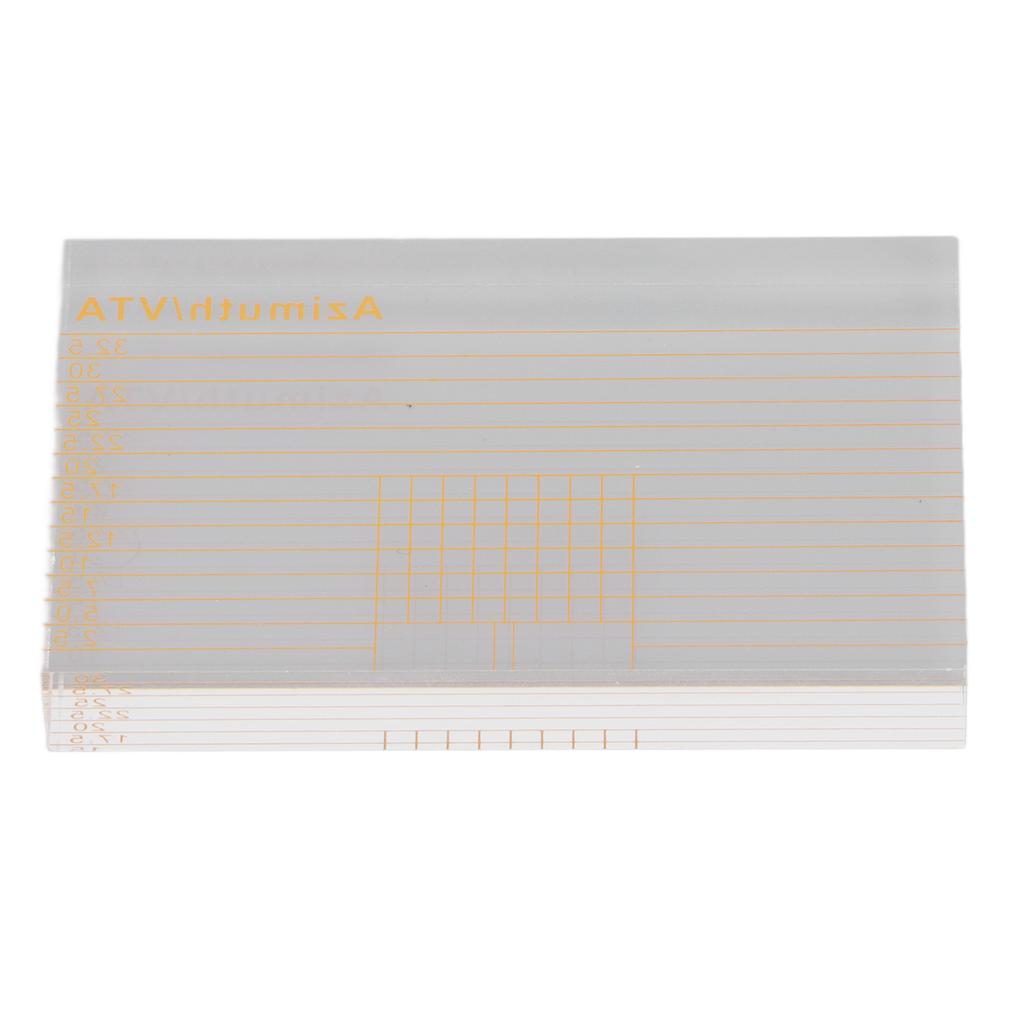 VTA Azimuth Alignment Ruler Measuring Balance Cartridge LP Tonearm Ruler for Vinyl Record Players