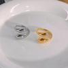 Neuer Modetrend Einzigartiges Design Eleganter Zarter Wassertropfen Geometrische Öffnung Verstellbarer Ring Damenschmuck Party Premium Geschenke