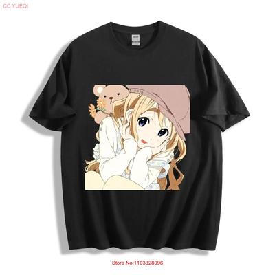 K On Mugi Kotobuki T Shirt Sweet Anime Design  Vintage Washed Casual Fashion Comfortable Top For Everyday Wear Designer Clothes