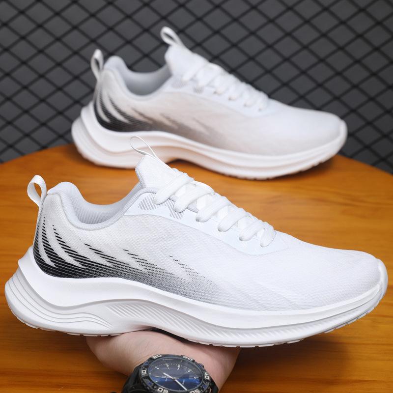 Summer new casual mesh sports running shoes men's and women's same versatile fly-woven shoes soft-soled sports shoes