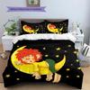 Pumuckl Pattern Bedding Quilt Set  Home Decoration  Gift (1 * duvet cover + 2 * pillowcase  without core)