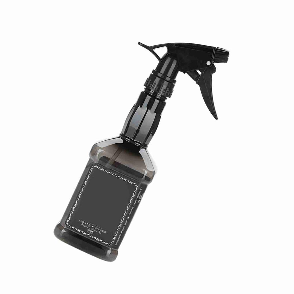 650ml Hairdressing Spray Bottle Salon Barber Hair Tool Refillable Water Sprayer Bottle Black